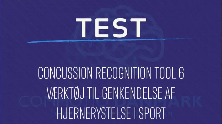 Concussion Recognition Tool 6 - Værktøj til genkendelse af hjernerystelse